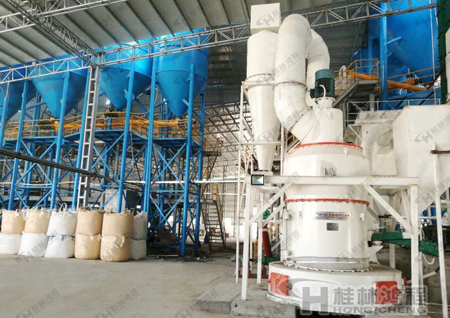 4R3216雷蒙機80-100目重晶石磨粉設備，重晶石雷蒙磨粉機